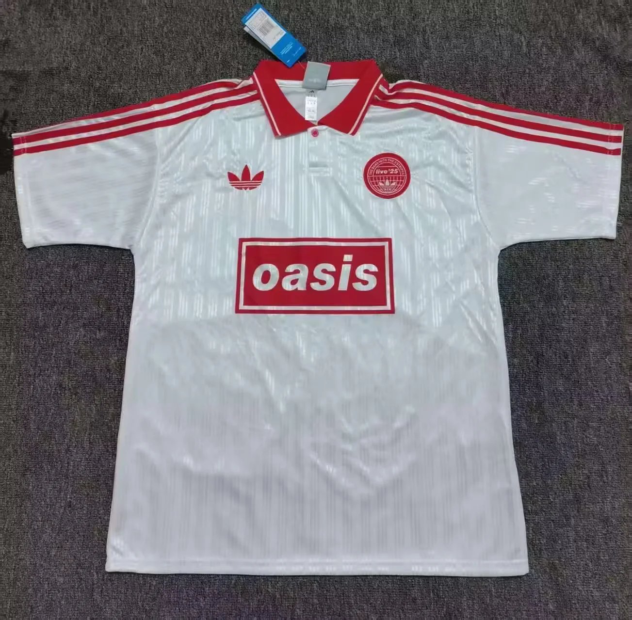 AAA Quality Oasis 25/26 Special White/Red Jersey